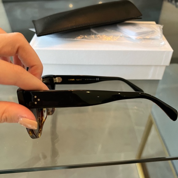 Celine sunglasses CL4001FN black havana w original box...